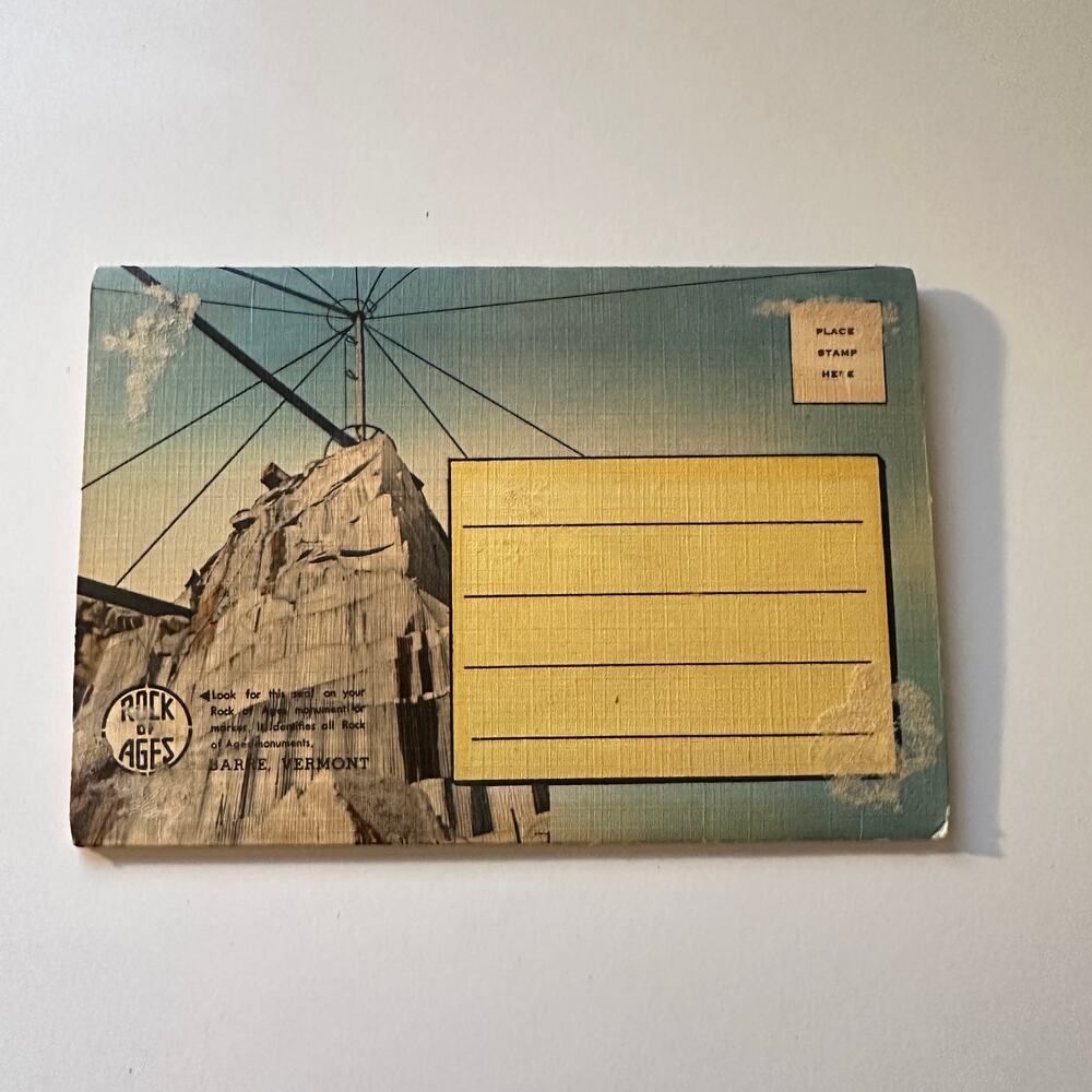 Rock of Ages in Barre VT Vintage Souvenir Folder SP17-13